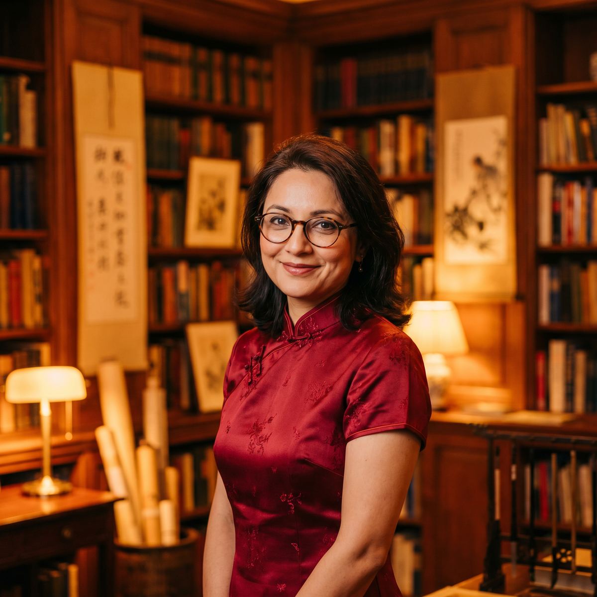 涩里番文化顾问周婉清